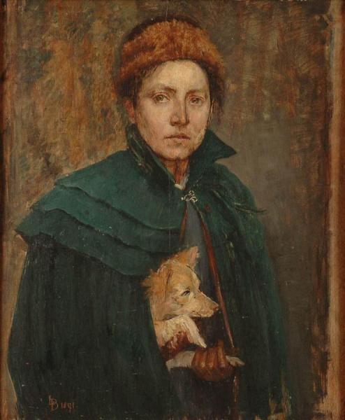 Self Portrait, 1891 by Marie Louise Catherine Breslau