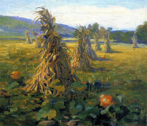 A Corn Field by Marion Canfield Smith