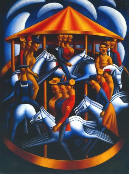 Merry-go-round by Mark Gertler