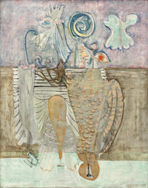 Hierarchical Birds, 1944 by Mark Rothko
