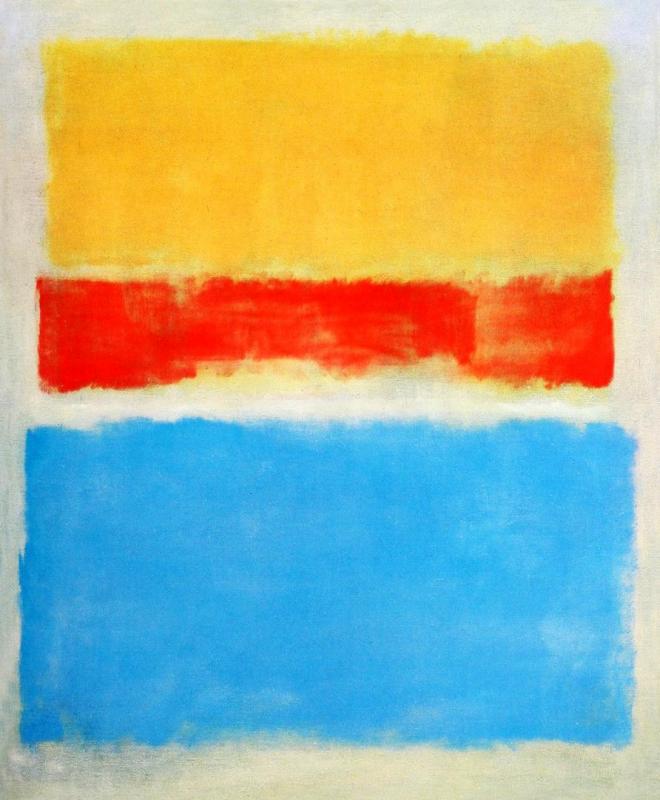 Untitled (yellow, Red And Blue), 1953 by Mark Rothko