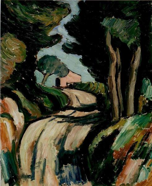 The Cagnes Road by Marsden Hartley Oil Painting Reproductions