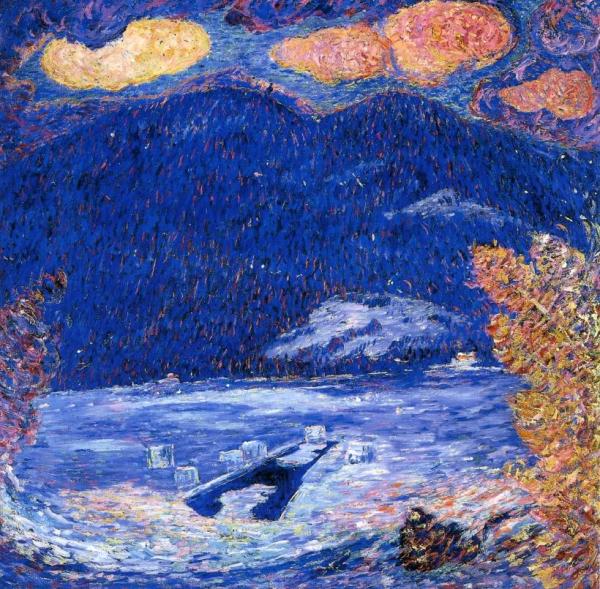 The Ice Hole by Marsden Hartley