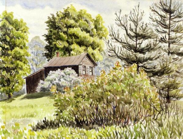 A House Near The Woods by Martha Birchfield Richter
