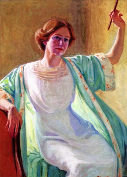 Self Portrait by Martha Susan Baker