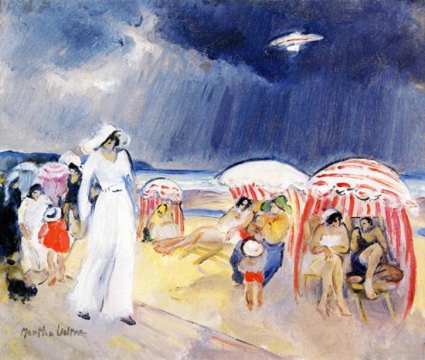 A Day At The Beach by Martha Walter