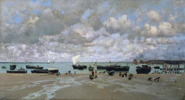 Mouth Of The Bidasoa River by Martin Rico