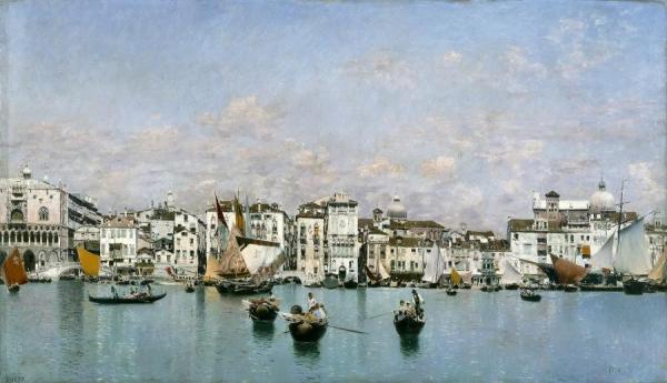 The Riva Degli Schiavoni In Venice by Martin Rico