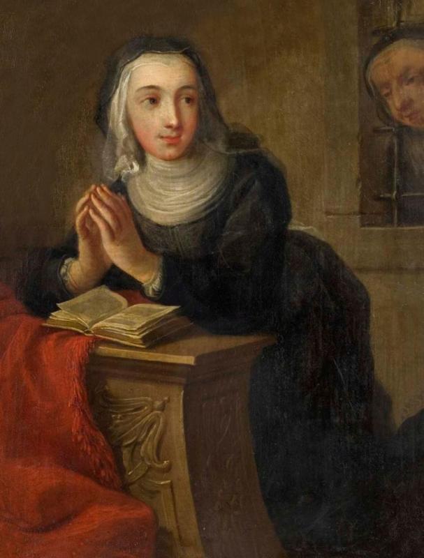 Kneeling Nun, Verso by Martin Van Meytens