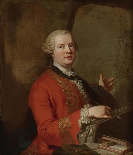 Portrait Of Count Giacomo Durazzo by Martin Van Meytens