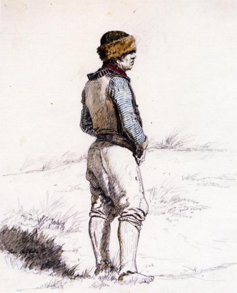 The Fisherman Lars Gaihede by Martinus Rorbye