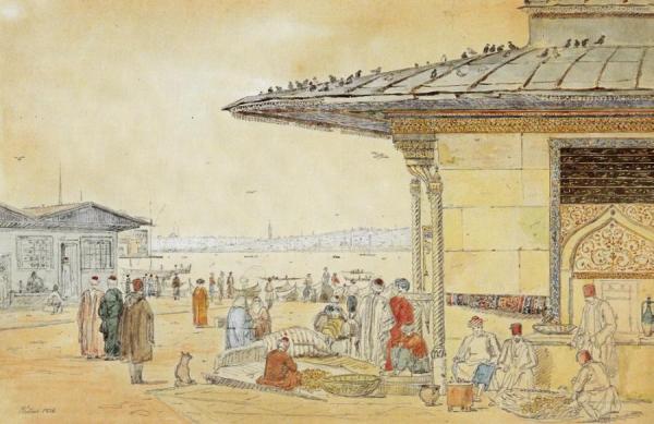 View From Üsküdar Towards Galata On The Bosporus by Martinus Rorbye