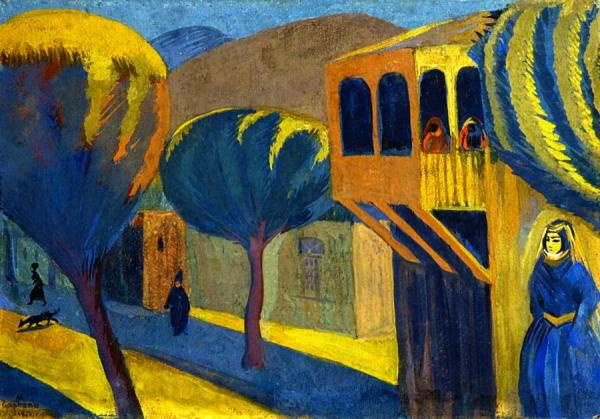 In The Caucasus, Tiflis by Martiros Sergeevitch Sarian