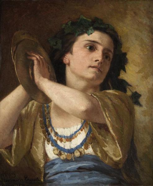 Bacchante by Mary Cassatt