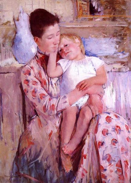 Emmie And Her Child by Mary Cassatt