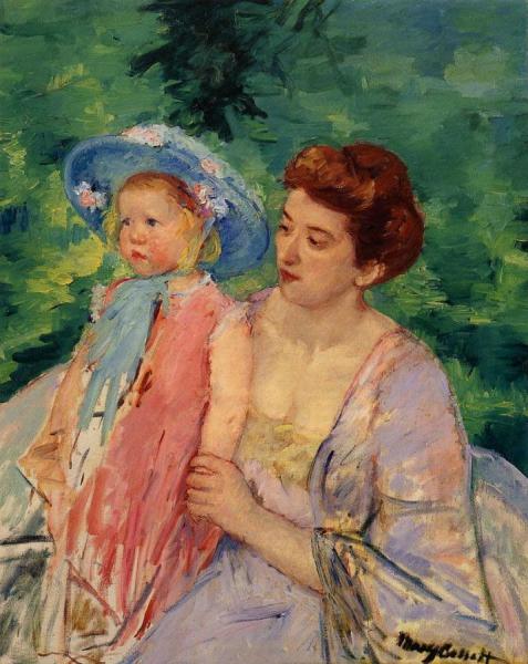 En Bateau, Le Bain by Mary Cassatt