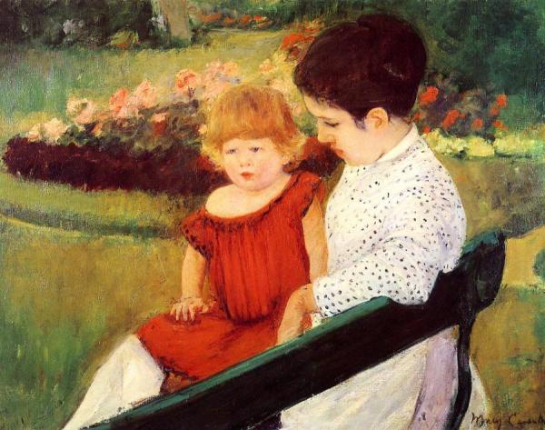 In The Park by Mary Cassatt