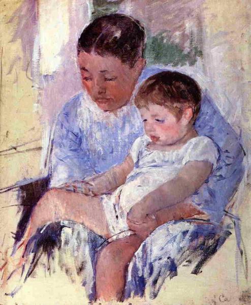 Jenny And Her Sleepy Child by Mary Cassatt
