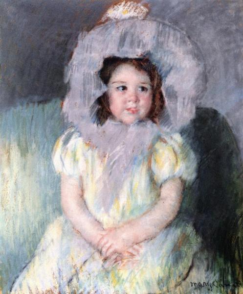 Margot In White by Mary Cassatt