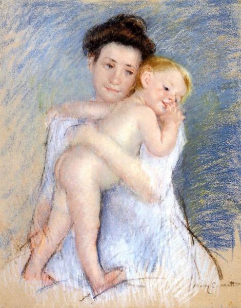 Maternal Tenderness by Mary Cassatt