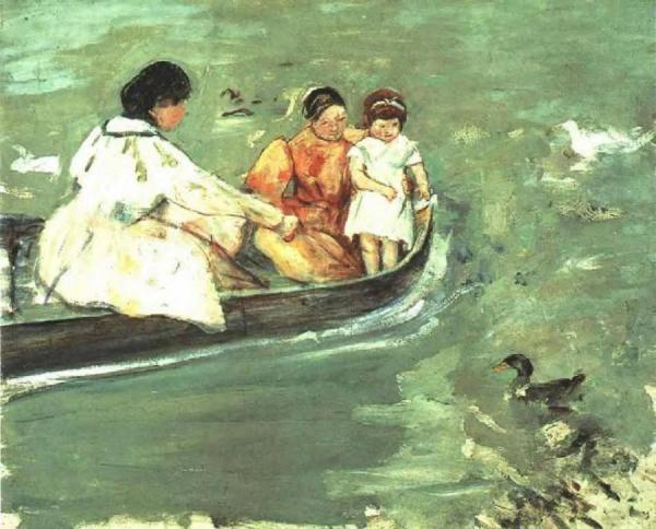 On The Water by Mary Cassatt