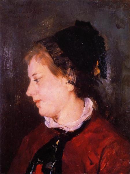 Portrait Of Madame Sisley by Mary Cassatt