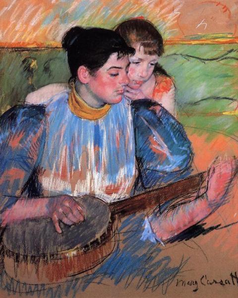 The Banjo Lesson by Mary Cassatt