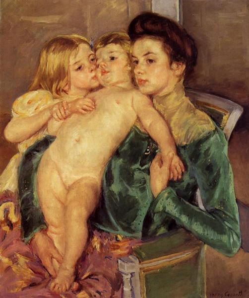 The Caress by Mary Cassatt