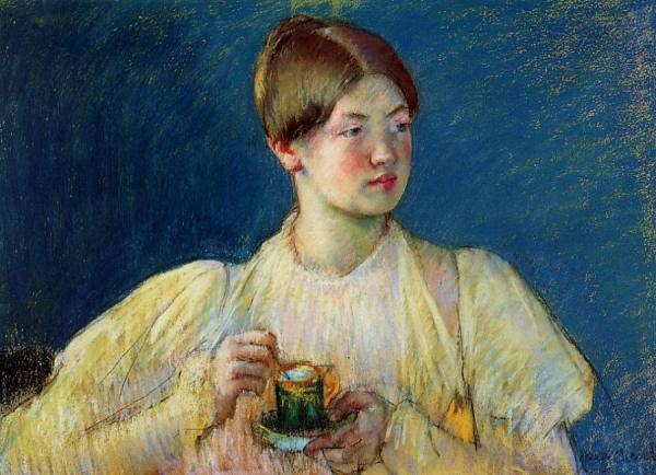 The Cup Of Tea by Mary Cassatt