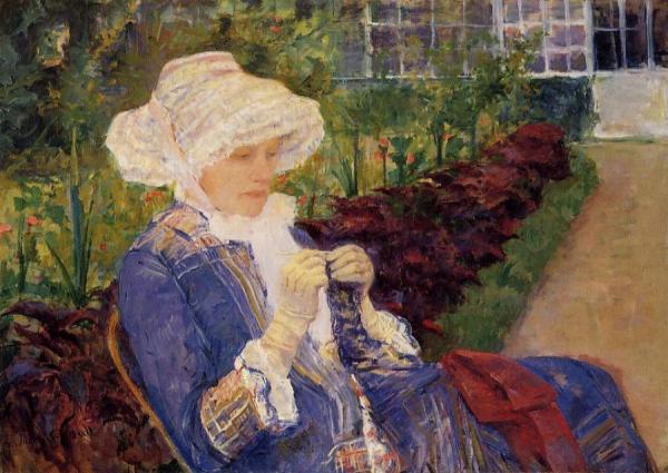 The Garden by Mary Cassatt