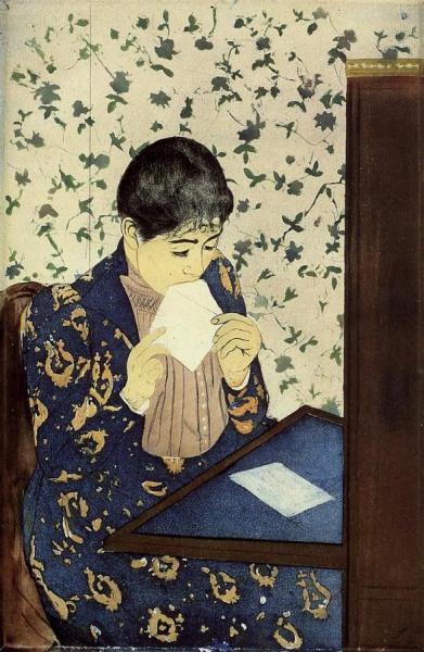 The Letter by Mary Cassatt