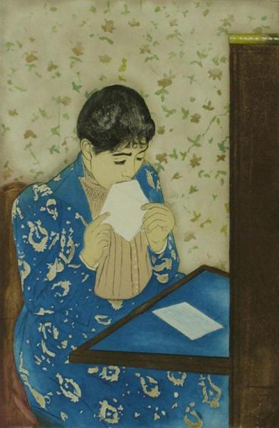 The Letter by Mary Cassatt