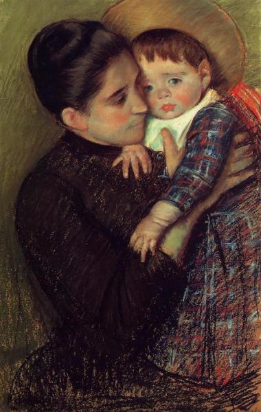 Woman And Her Child by Mary Cassatt