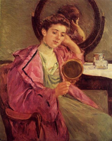 Woman At Her Toilette by Mary Cassatt