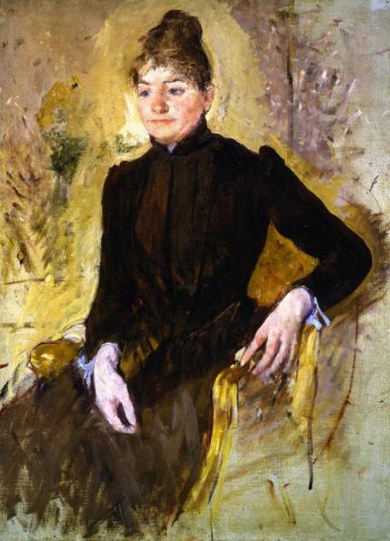 Woman In Black by Mary Cassatt