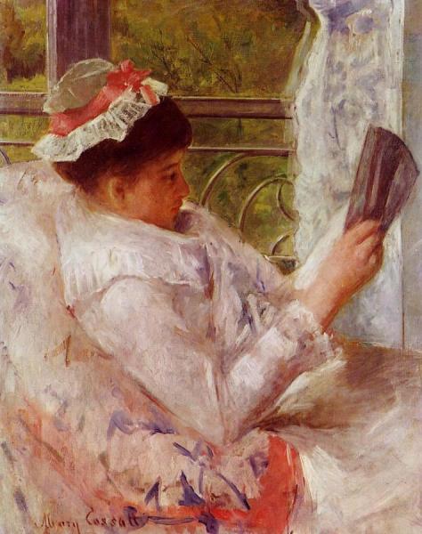 Woman Reading by Mary Cassatt