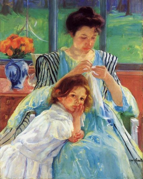 Young Mother by Mary Cassatt