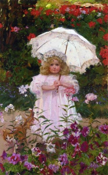 Portrait Of Berthe Helene Macmonnies by Mary Fairchild Macmonnies