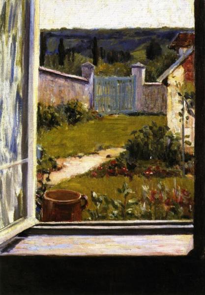 View Through The Studio Window by Mary Foote