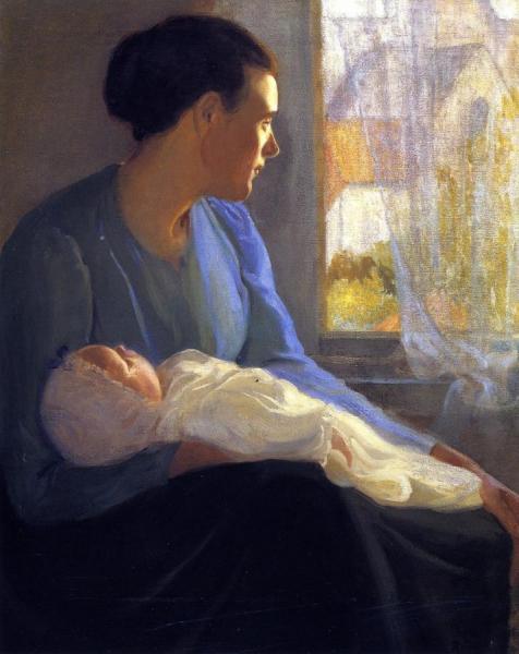 Mother And Child by Mary Teasdale