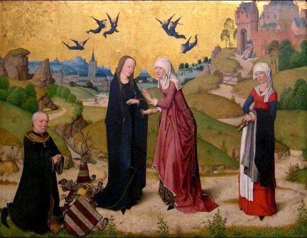 Visitation by Master Of The Life Of The Virgin