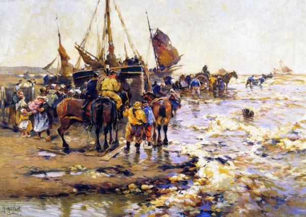 Dutch Scene by Mathias Joseph Alten
