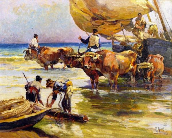 Fishermen by Mathias Joseph Alten