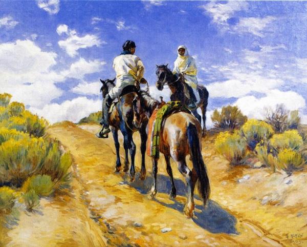 Indian Scouts by Mathias Joseph Alten