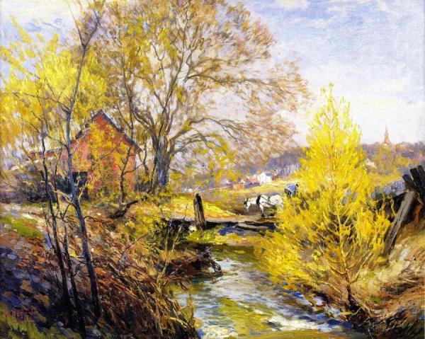 Landscape With Stream by Mathias Joseph Alten