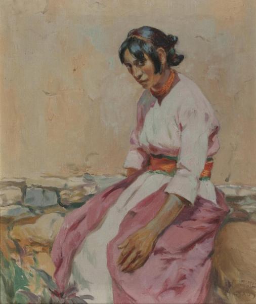 Woman Of Taos by Mathias Joseph Alten