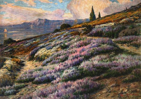 Dalmatian Landscape by Mato Celestin Medovic