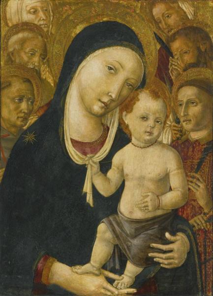 The Madonna And Child With Six Saints by Matteo Di Giovanni Oil Painting Reproductions
