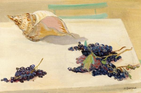 Shell And Grapes by Maurice Barraud Oil Painting Reproductions