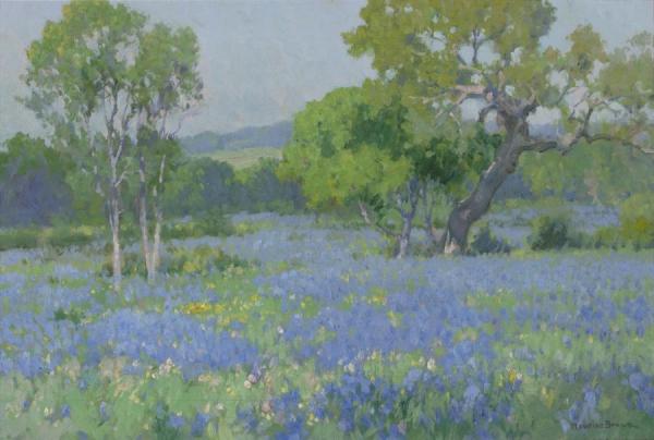 A Field Of Bluebonnets by Maurice Braun